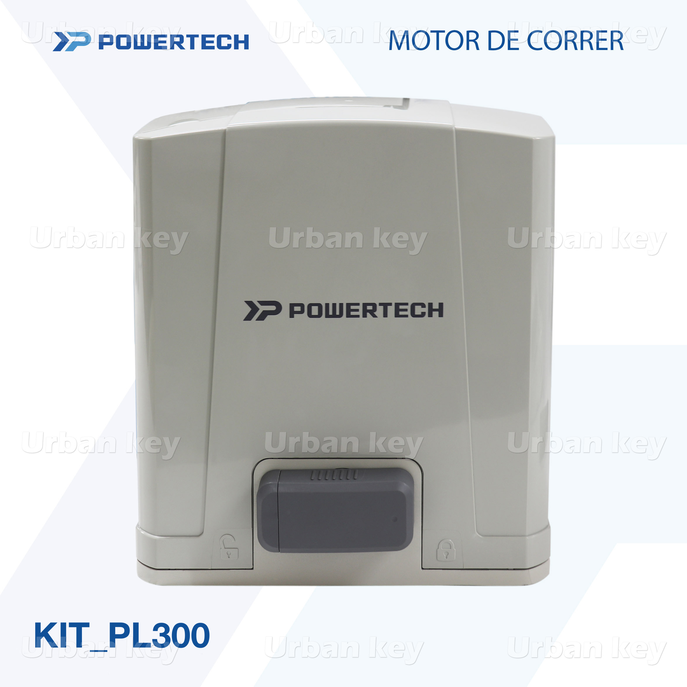 KIT MOTOR DE CORRER  PL300_DC POWERTECH