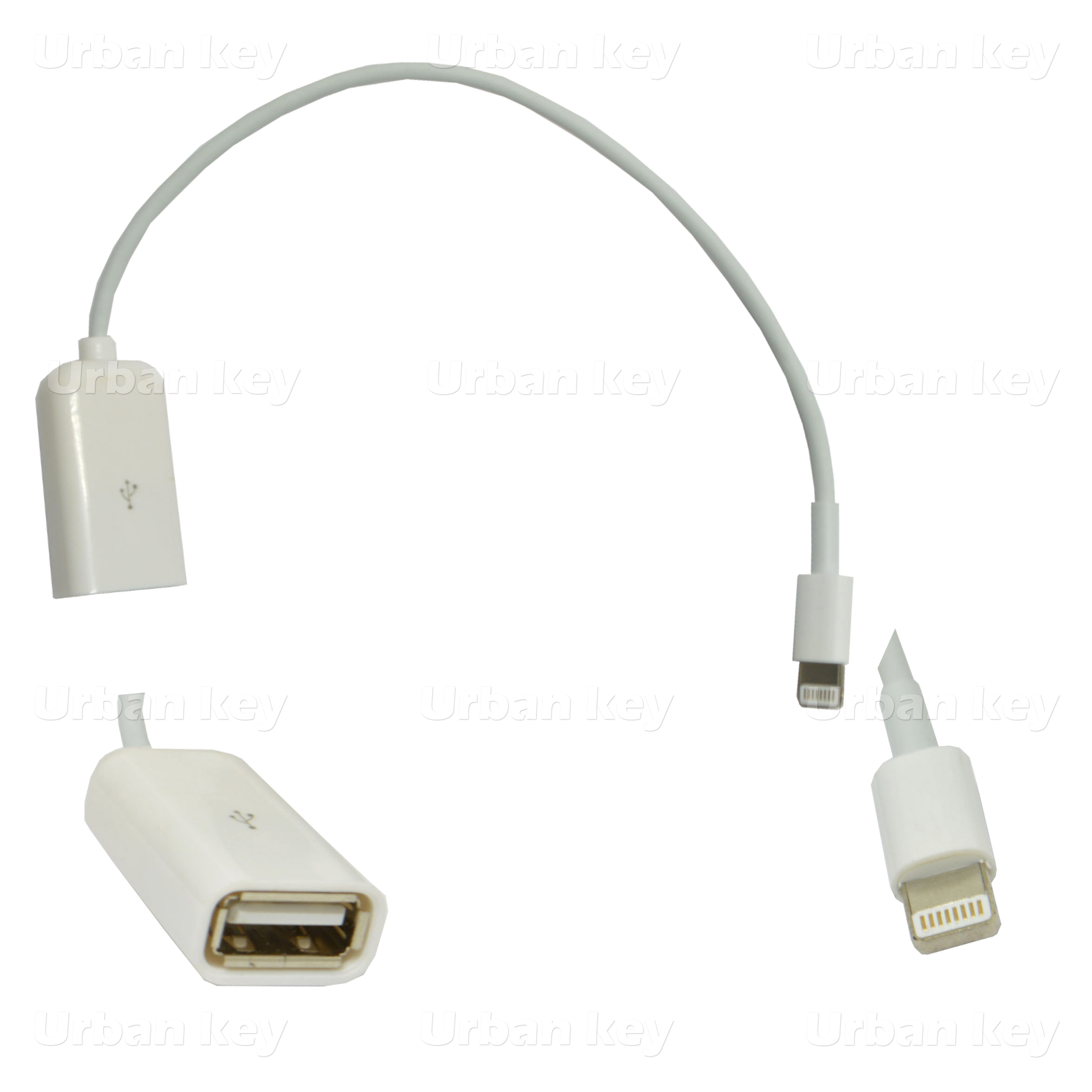 ADAPTADOR OTG  USB FEMEA / LIGHTNING APPLE