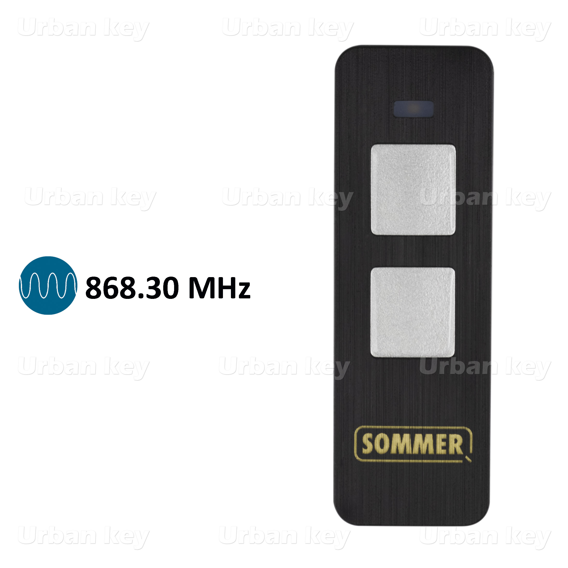 EMISSOR SOMMER S10019  PEARL TWIN 868 MHZ 2 CANAIS